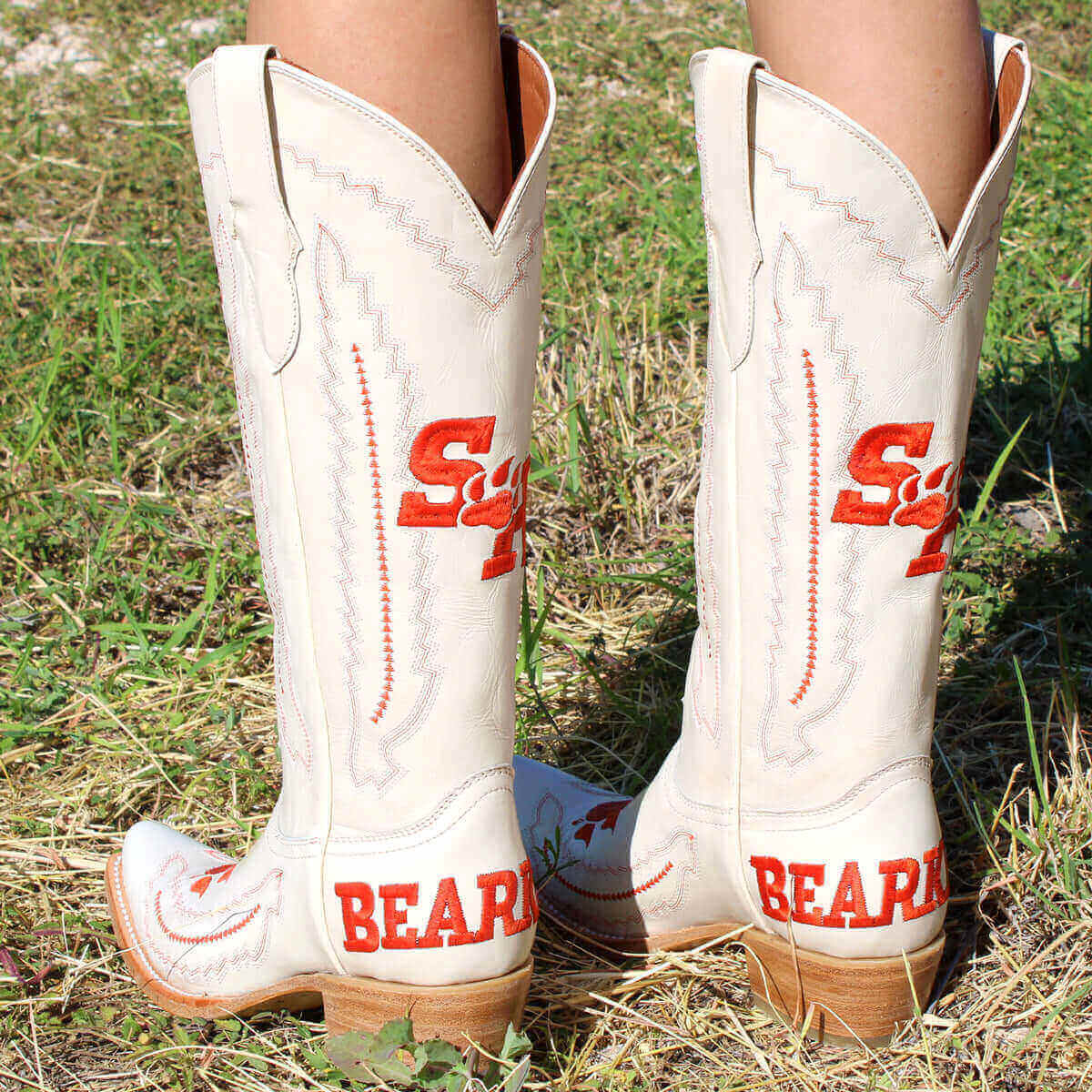 Women's SHSU Bone Cowgirl Boots Naomi by Vaccari University