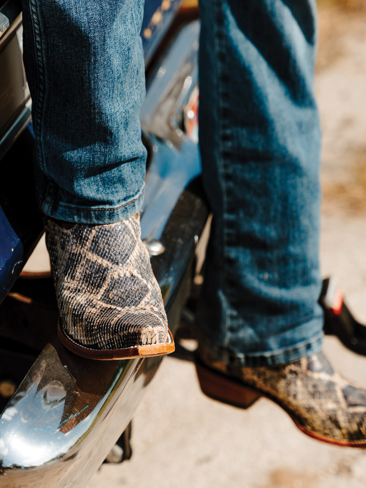 Men's Snakeskin Boots