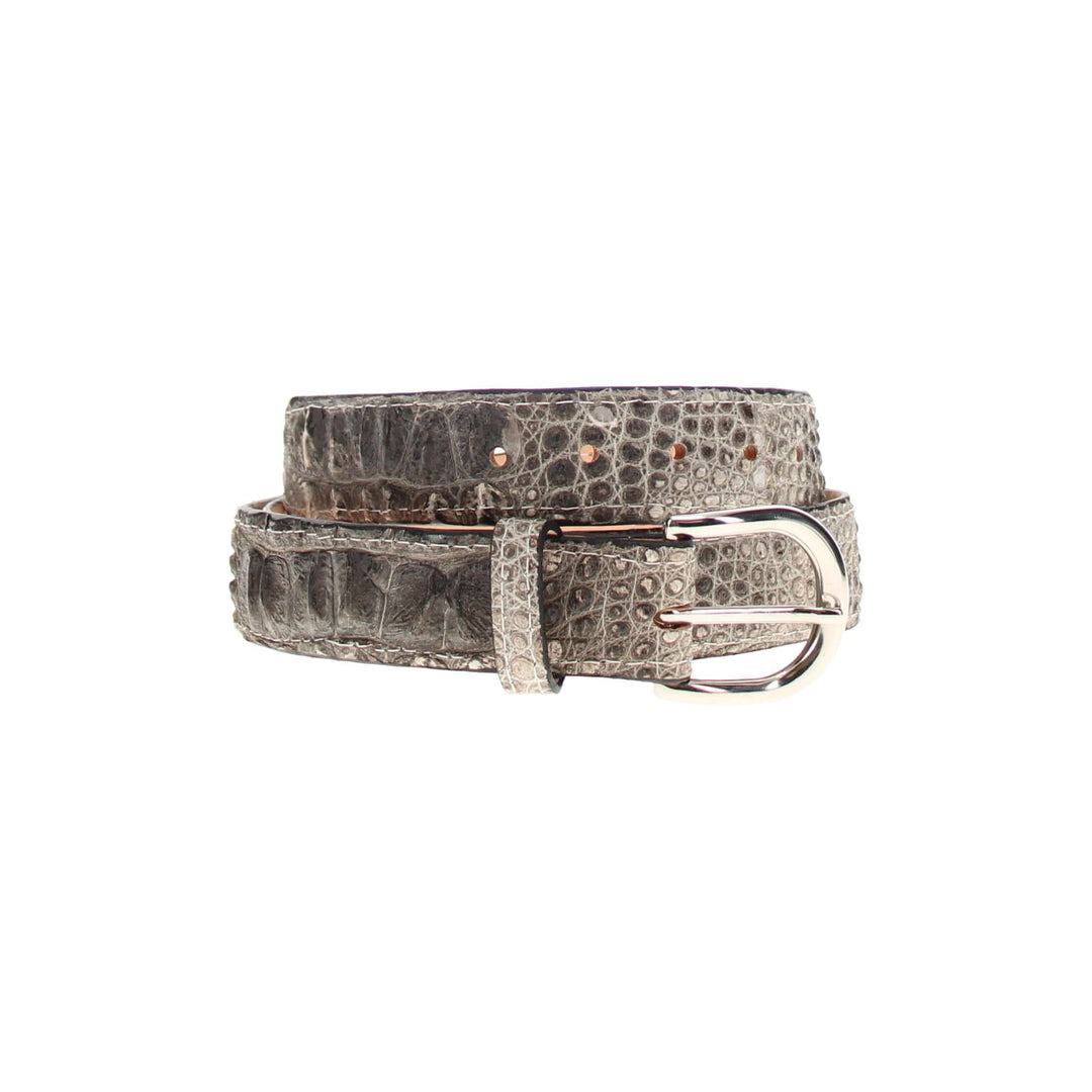 Natural Alligator Hornback Belt by Vaccari Core