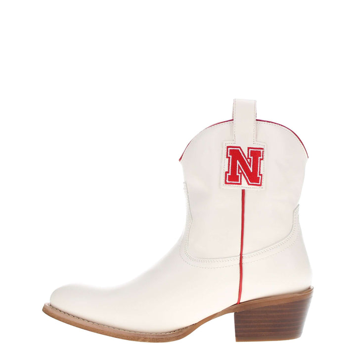 Women's University of Nebraska Bone Fringe Bootie Lucy By V By Vaccari