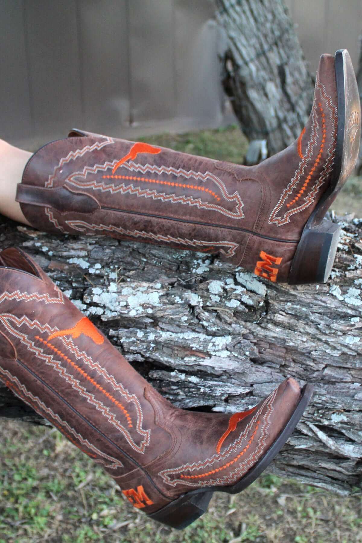 University of Texas Brown Women's Cowgirl Boots Naomi by Vaccari University
