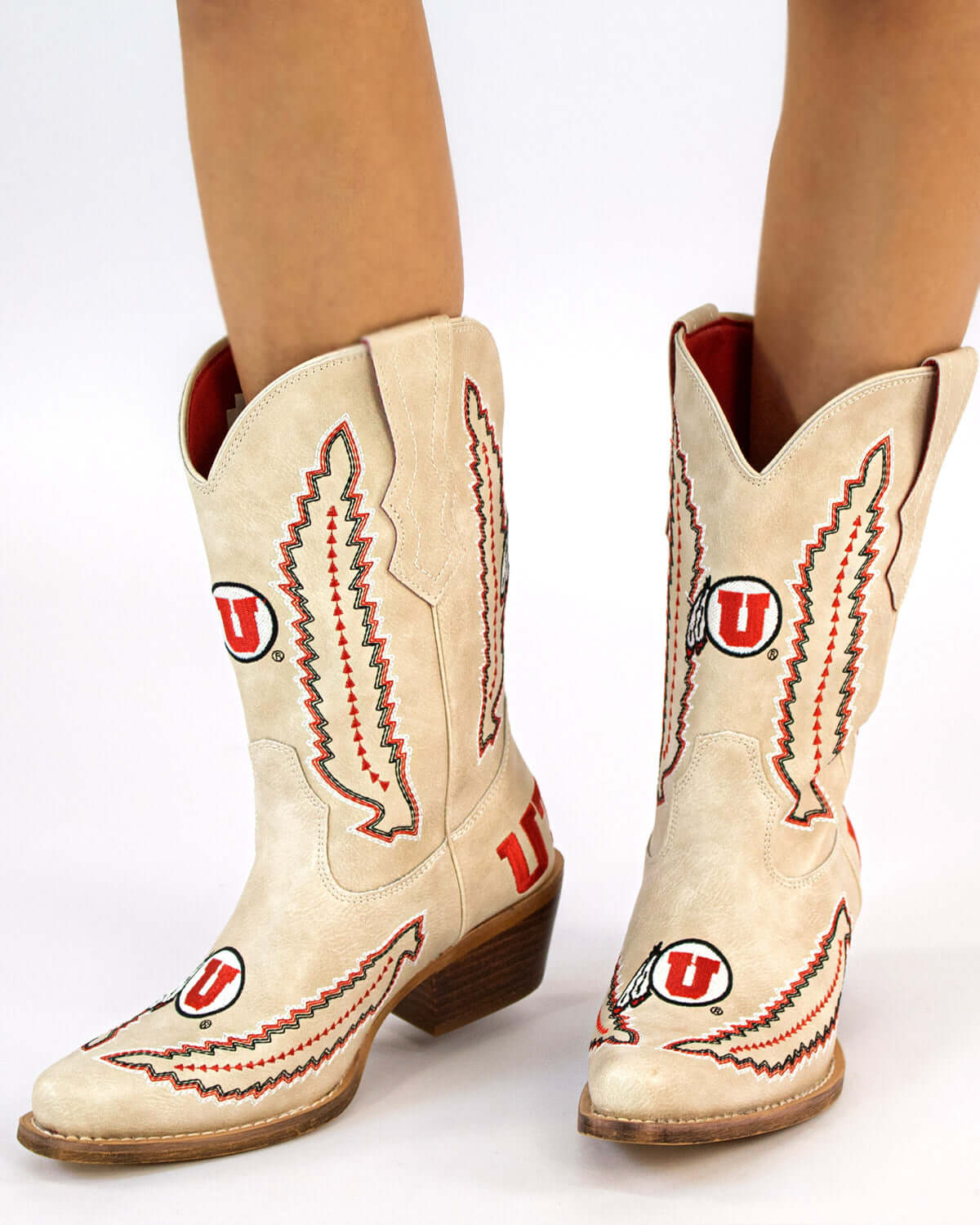 Women's University of Utah Bone Boot Mimi By V by Vaccari