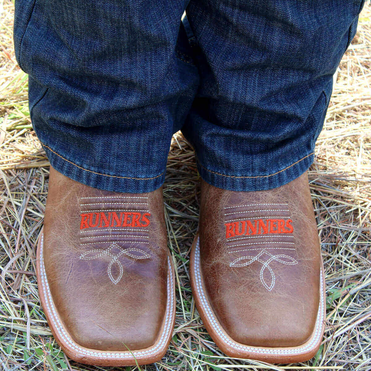 Men's UTSA Tan Cowboy Boots Luke by Vaccari University