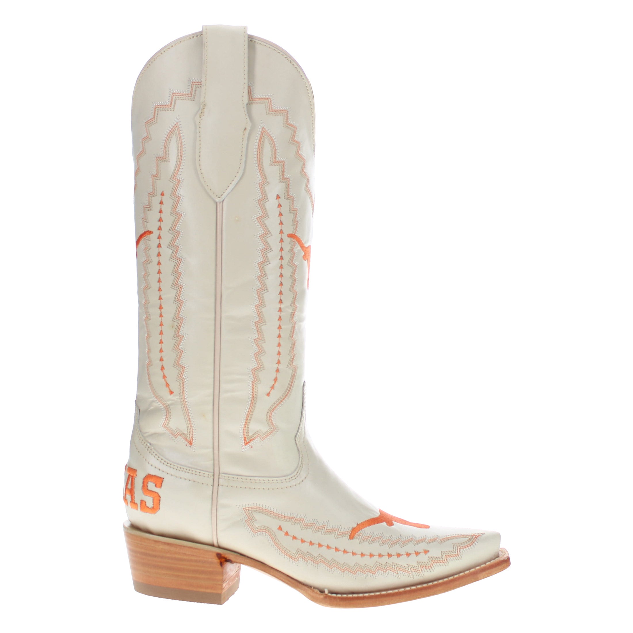 Women's Texas Less Than Perfect Bone Cowgirl Boots by Vaccari University