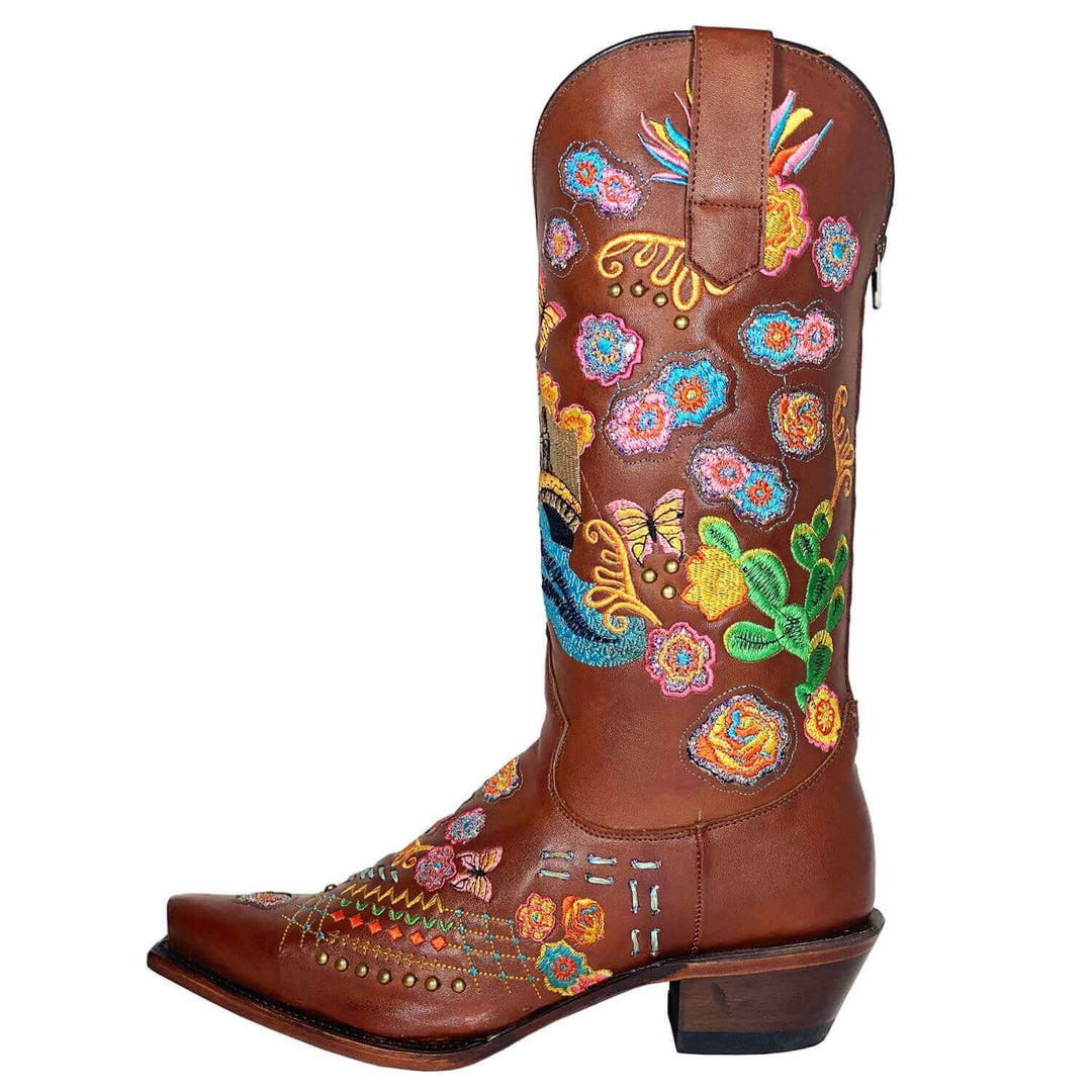 Womens Vaccari San Antonio Fiesta Officially Licensed Boots