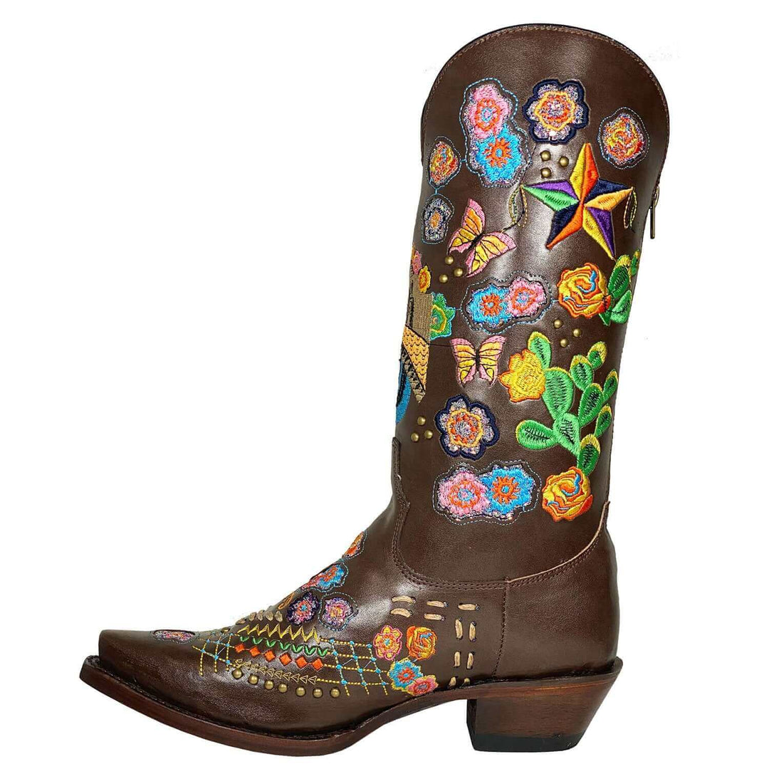 Womens Vaccari San Antonio Fiesta Officially Licensed Boots