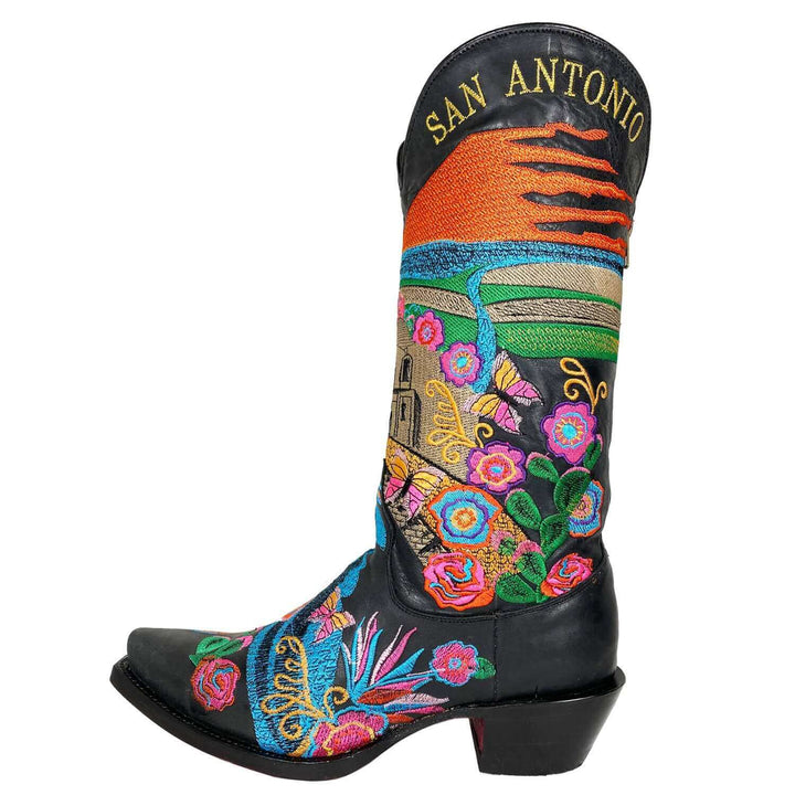 Womens Vaccari San Antonio Fiesta Officially Licensed Boots