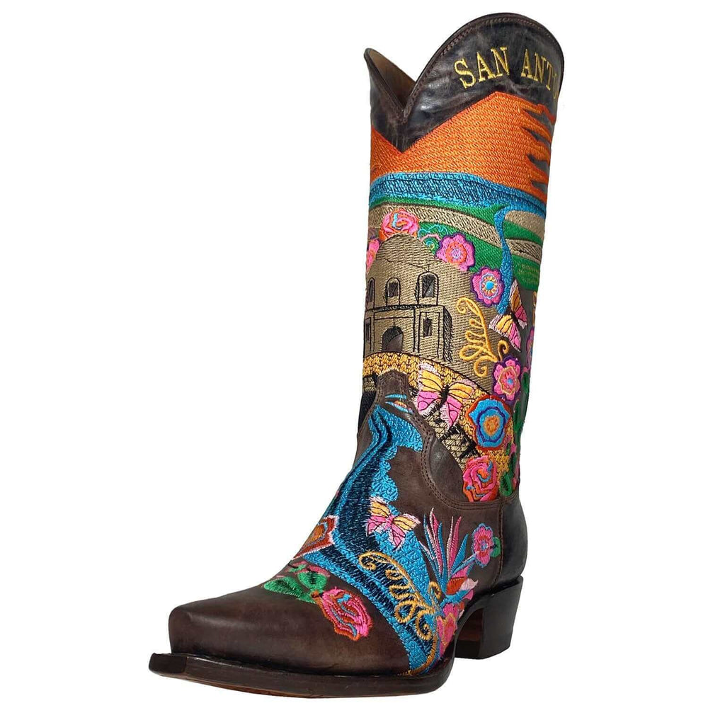 Womens Vaccari San Antonio Fiesta Officially Licensed Boots