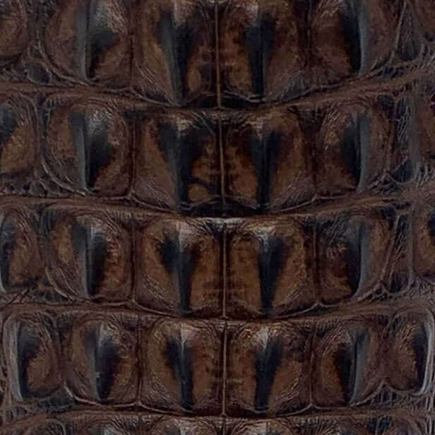 Mens Vaccari Mocha American Alligator 7 Toe Boots