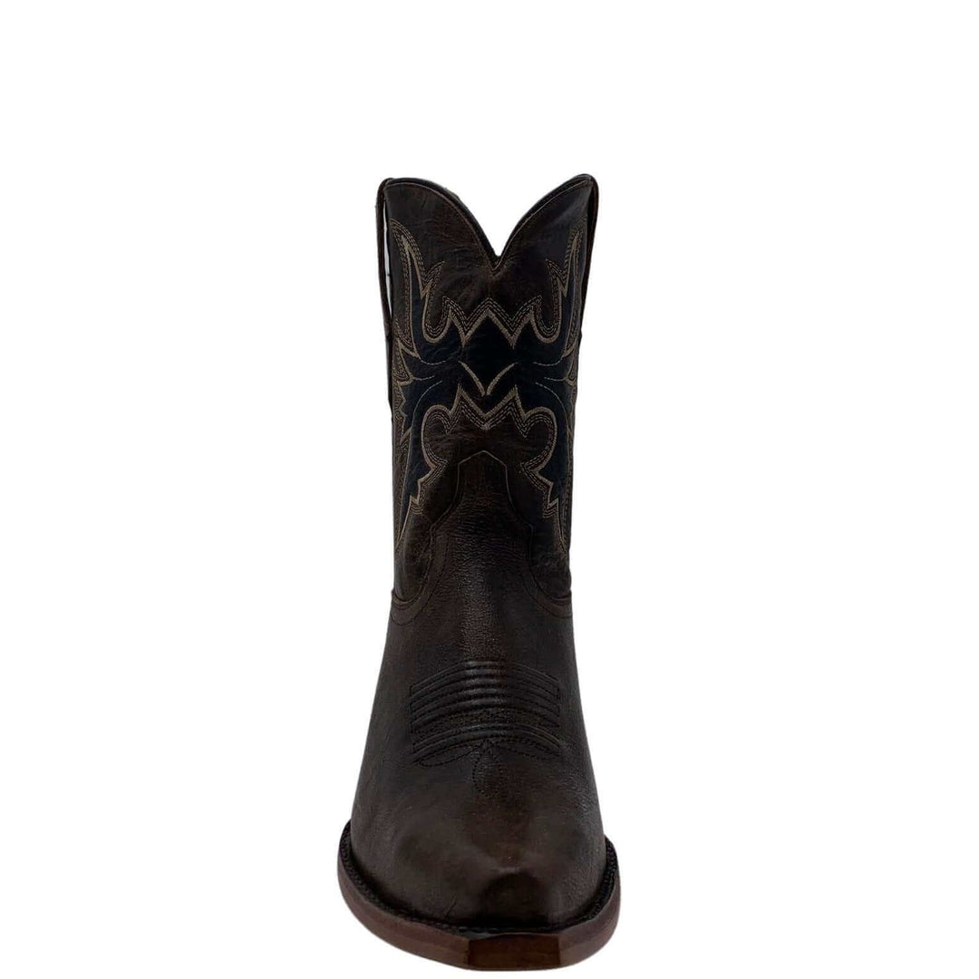 Retro Shorty Snip Toe Chocolate - Vaccari Boots