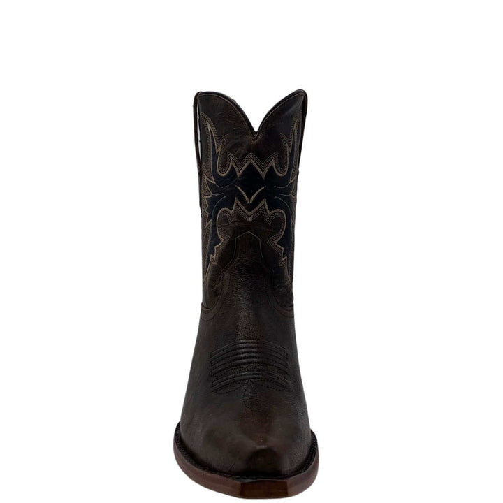 Retro Shorty Snip Toe Chocolate - Vaccari Boots