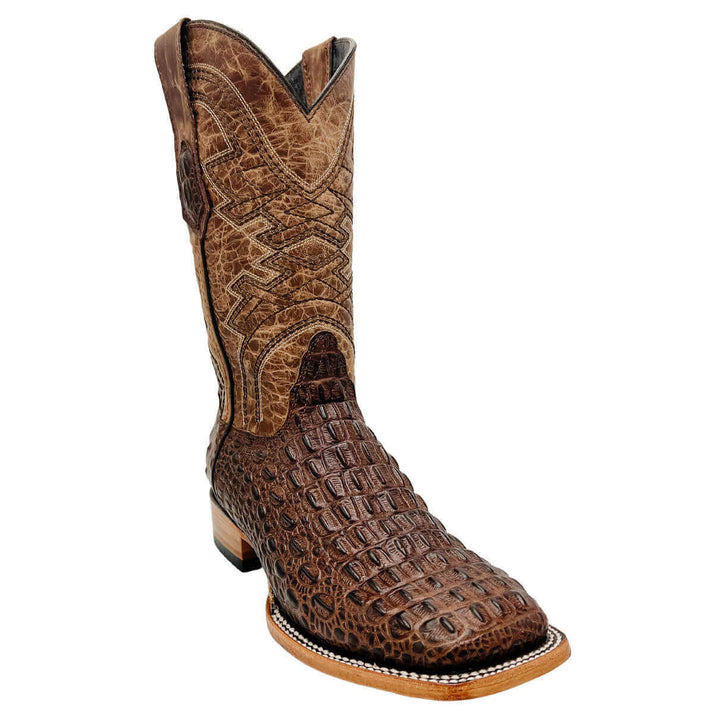 Men's Vaccari Hornback Print Square Toe Boots