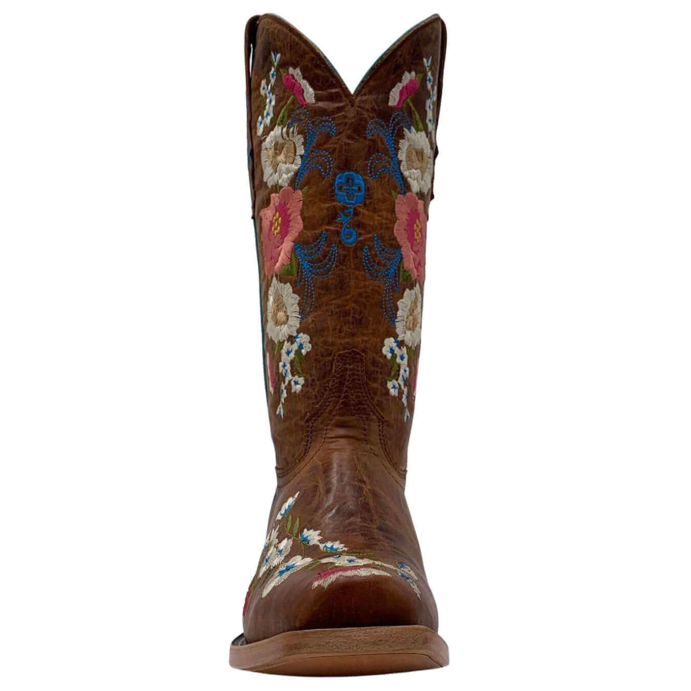 Womens Vaccari Floral Embroidered Boots