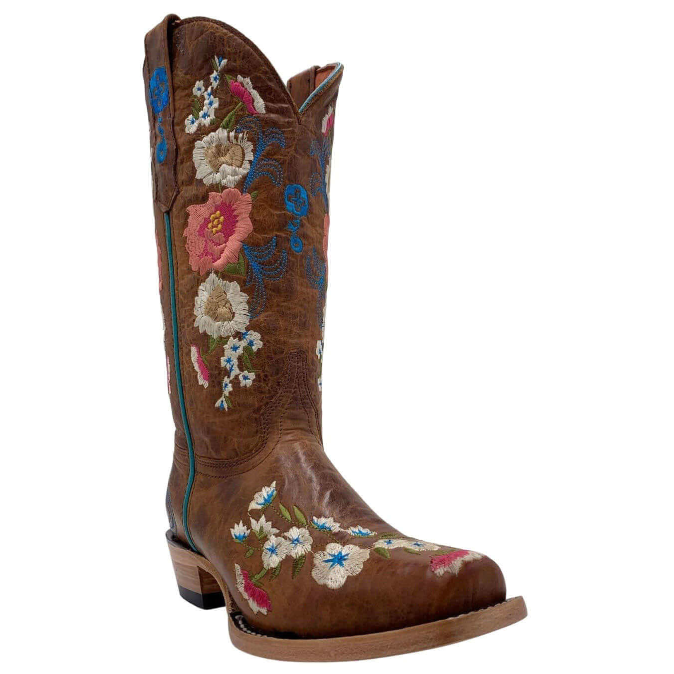 Womens Vaccari Floral Embroidered Boots