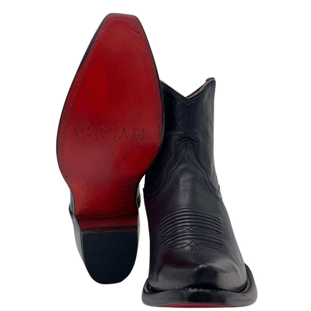 Womens Vaccari Red Bottom Booties