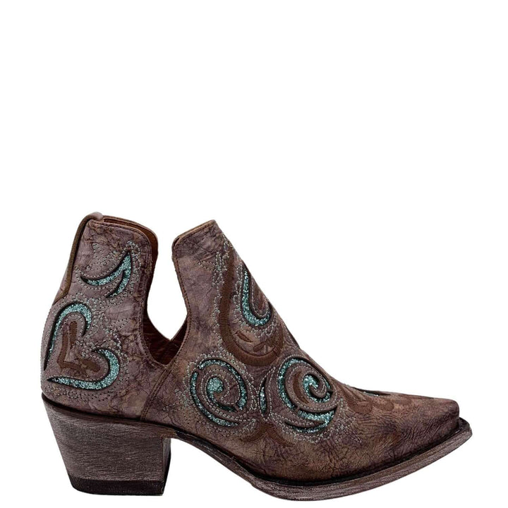 Womens Vaccari Honey Sundance Booties