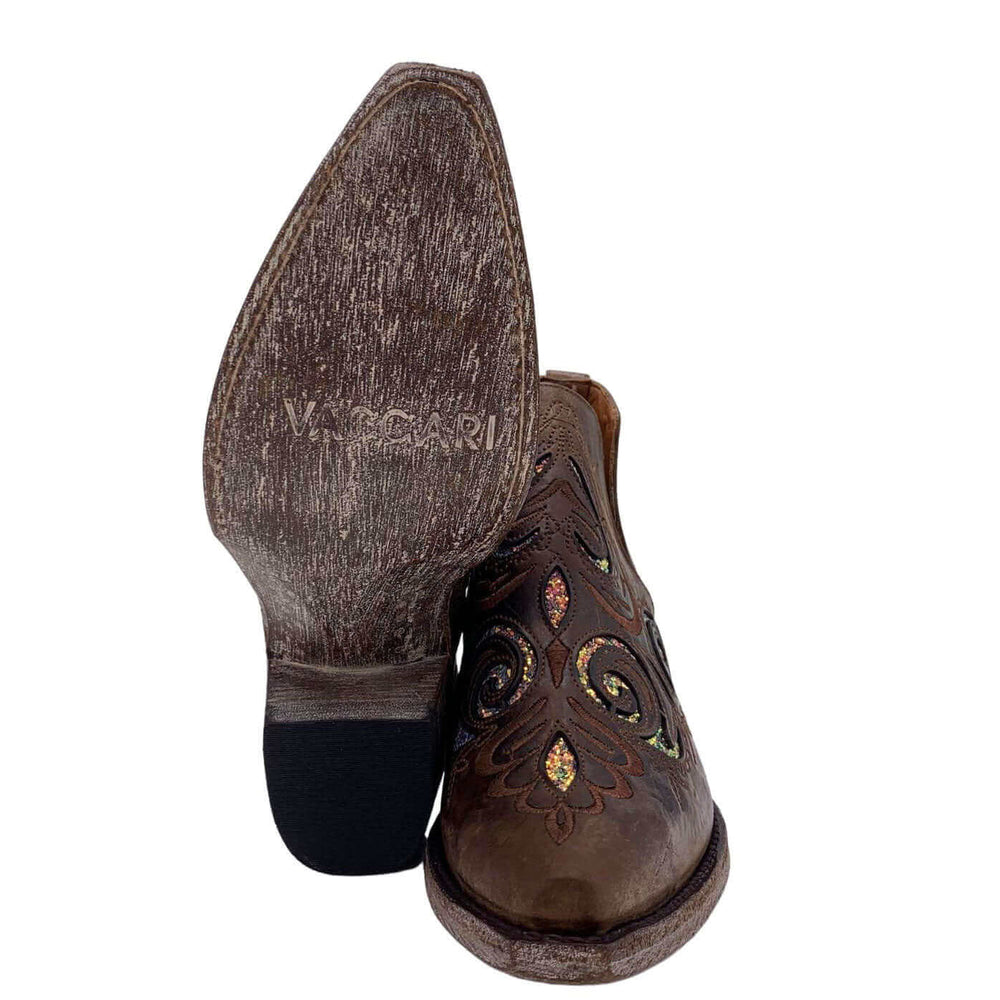 Womens Vaccari Mocha Sundance Booties