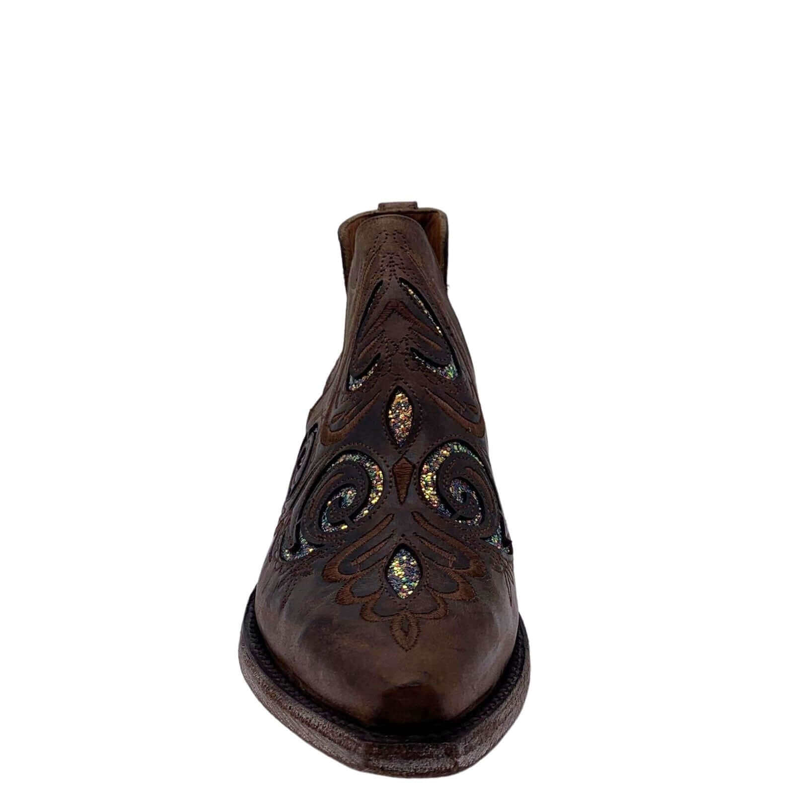 Womens Vaccari Mocha Sundance Booties