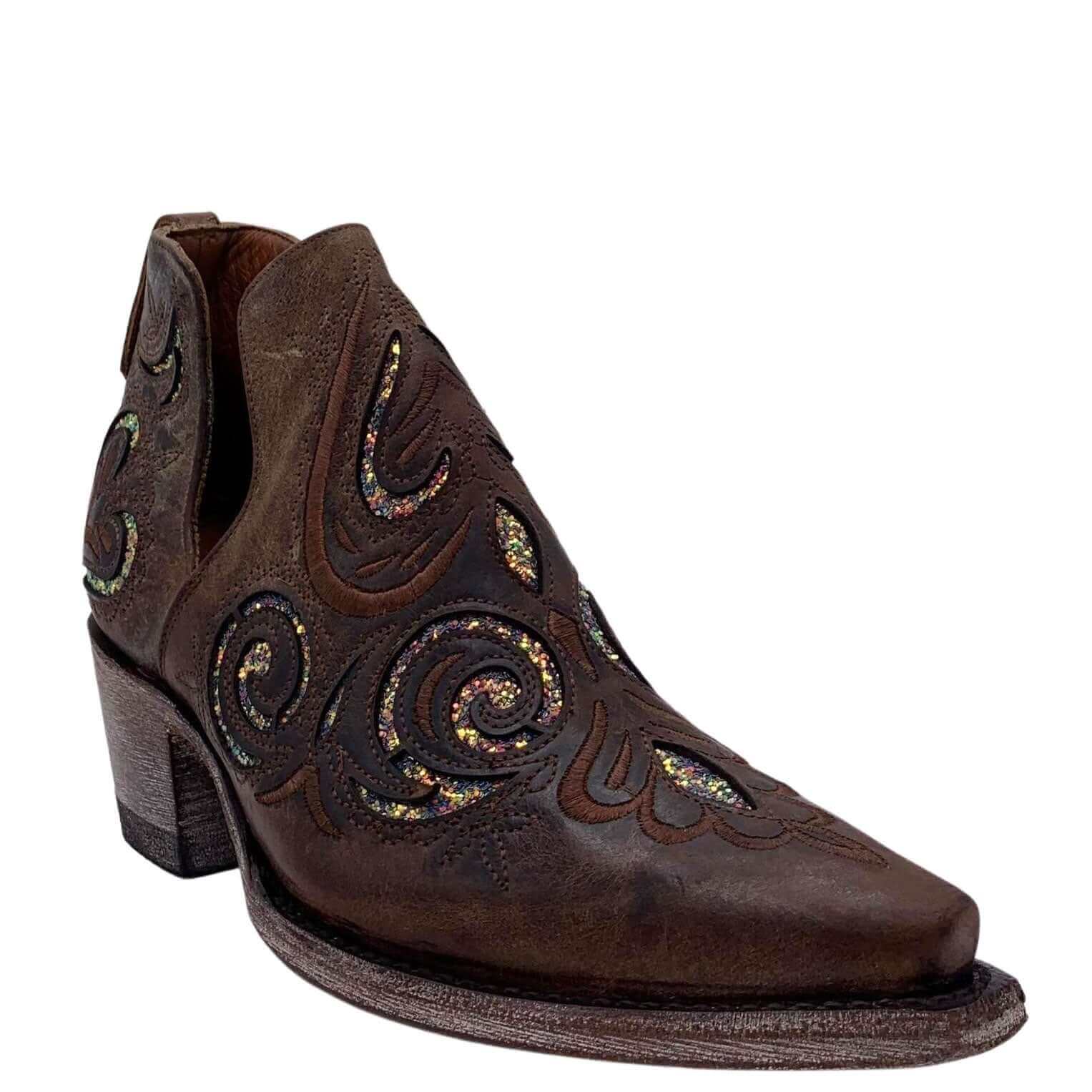 Womens Vaccari Mocha Sundance Booties