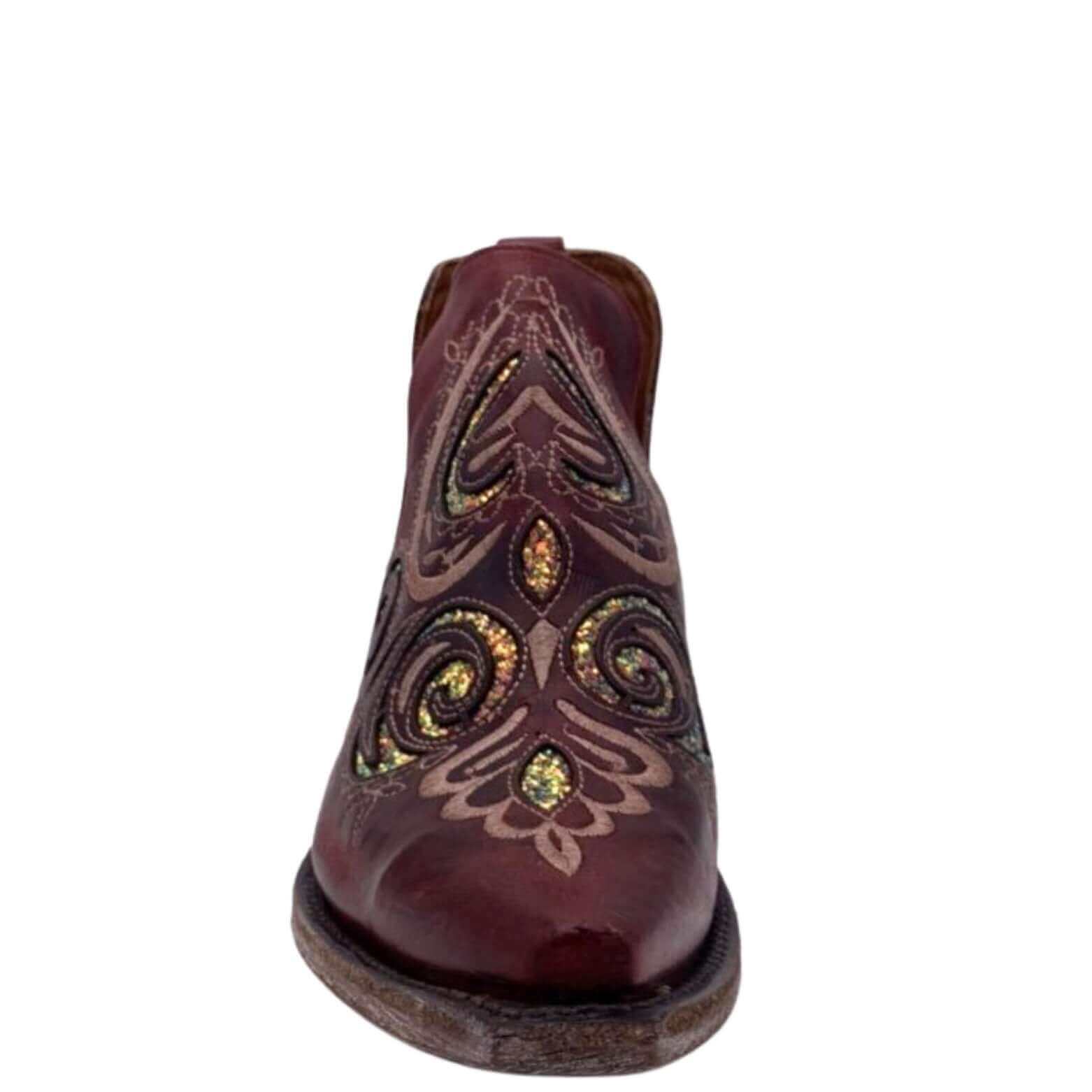 Womens Vaccari Red Sundance Booties