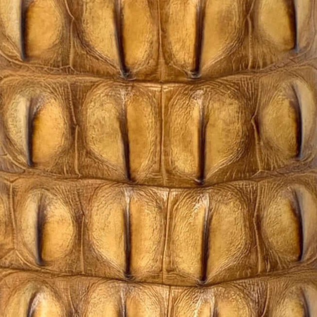 Mens Vaccari Tan Bowie 7 Toe American Alligator Boots